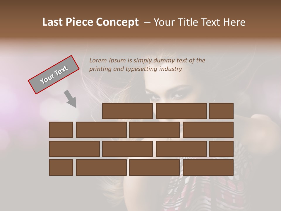 Pretty Party Female PowerPoint Template
