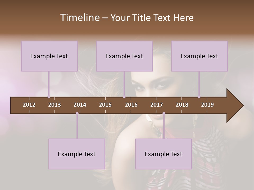 Pretty Party Female PowerPoint Template