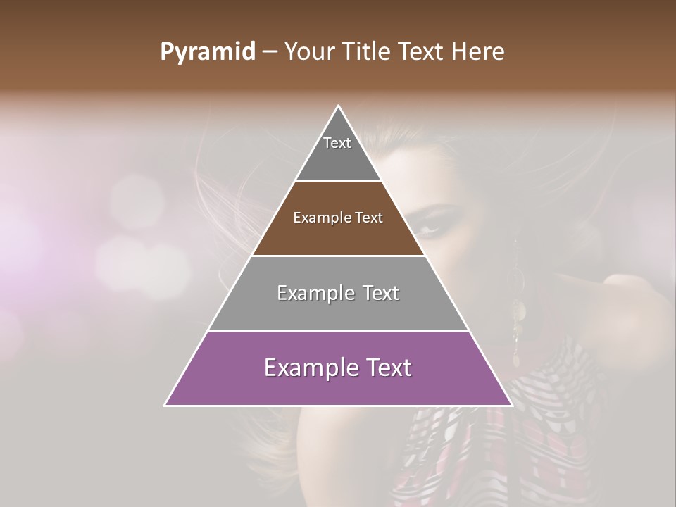 Pretty Party Female PowerPoint Template