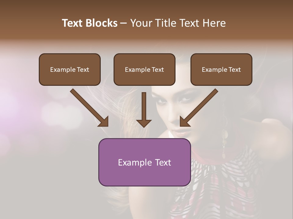 Pretty Party Female PowerPoint Template