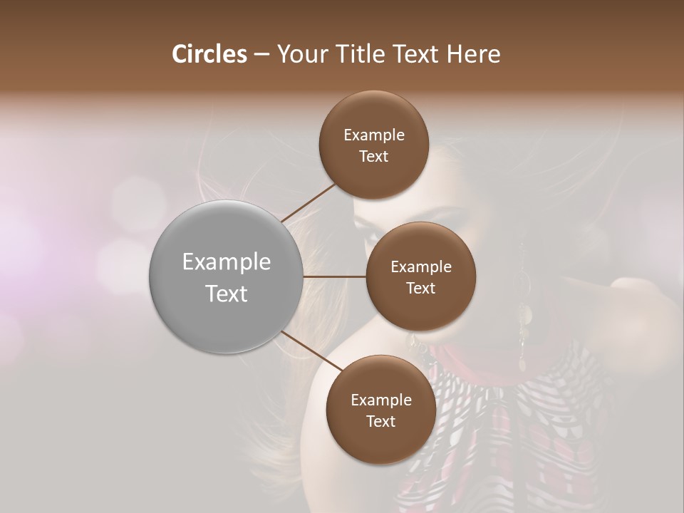 Pretty Party Female PowerPoint Template