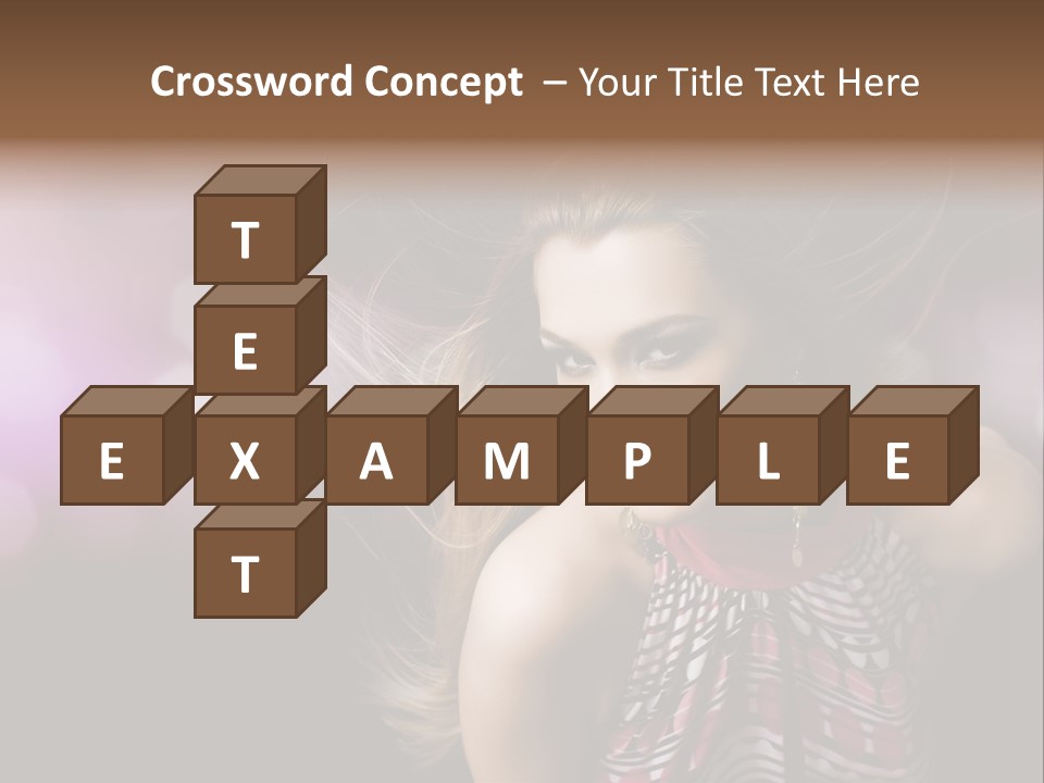 Pretty Party Female PowerPoint Template