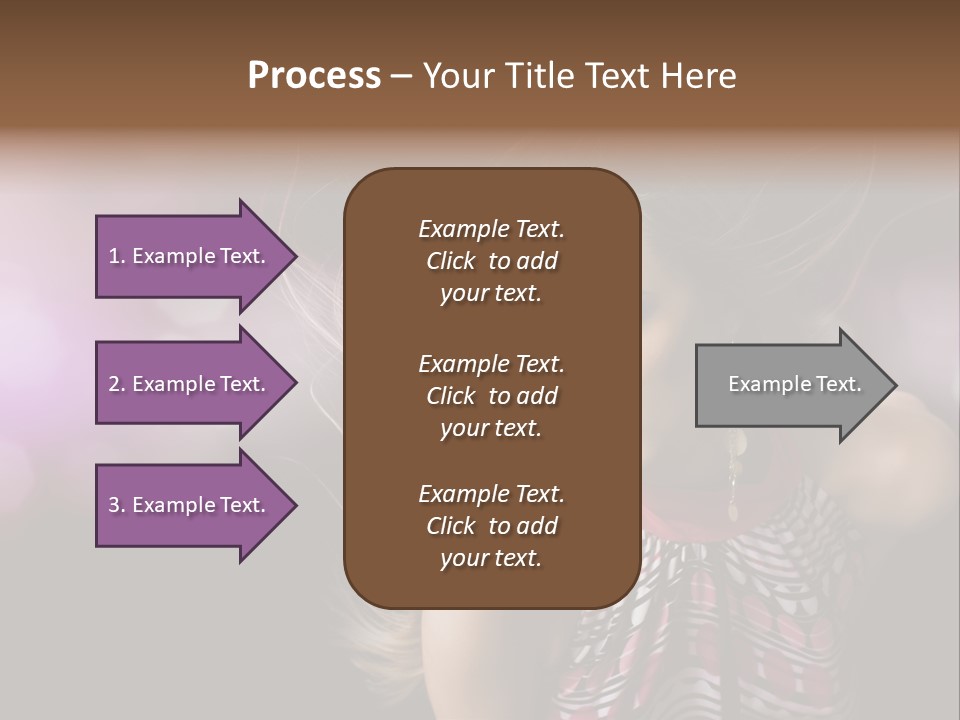 Pretty Party Female PowerPoint Template