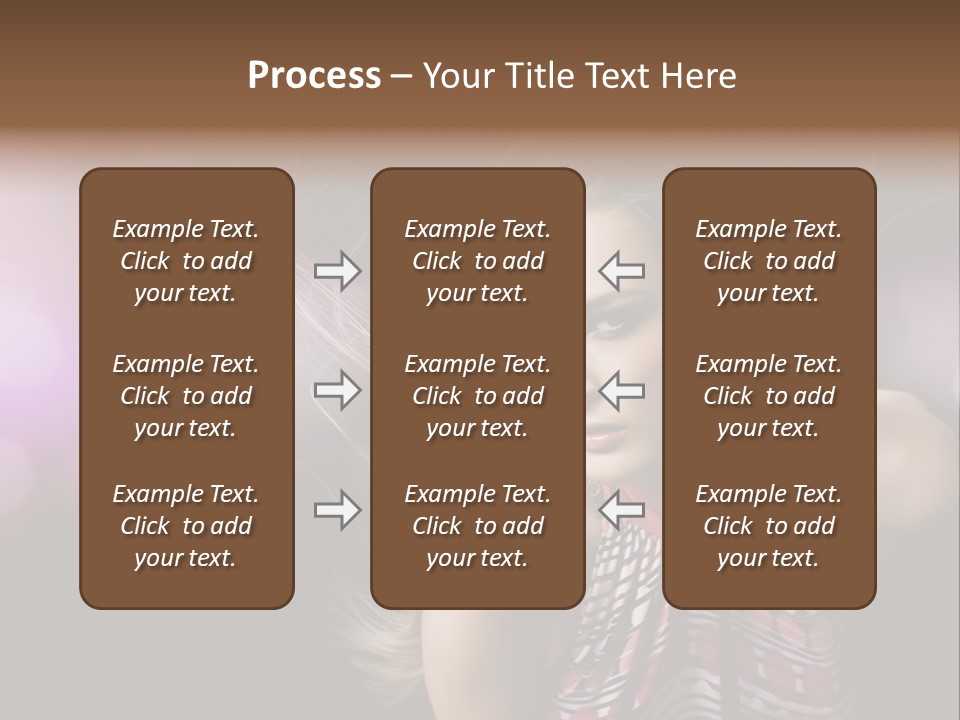 Pretty Party Female PowerPoint Template