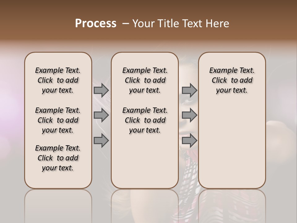 Pretty Party Female PowerPoint Template