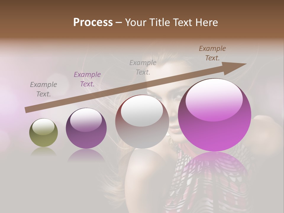 Pretty Party Female PowerPoint Template