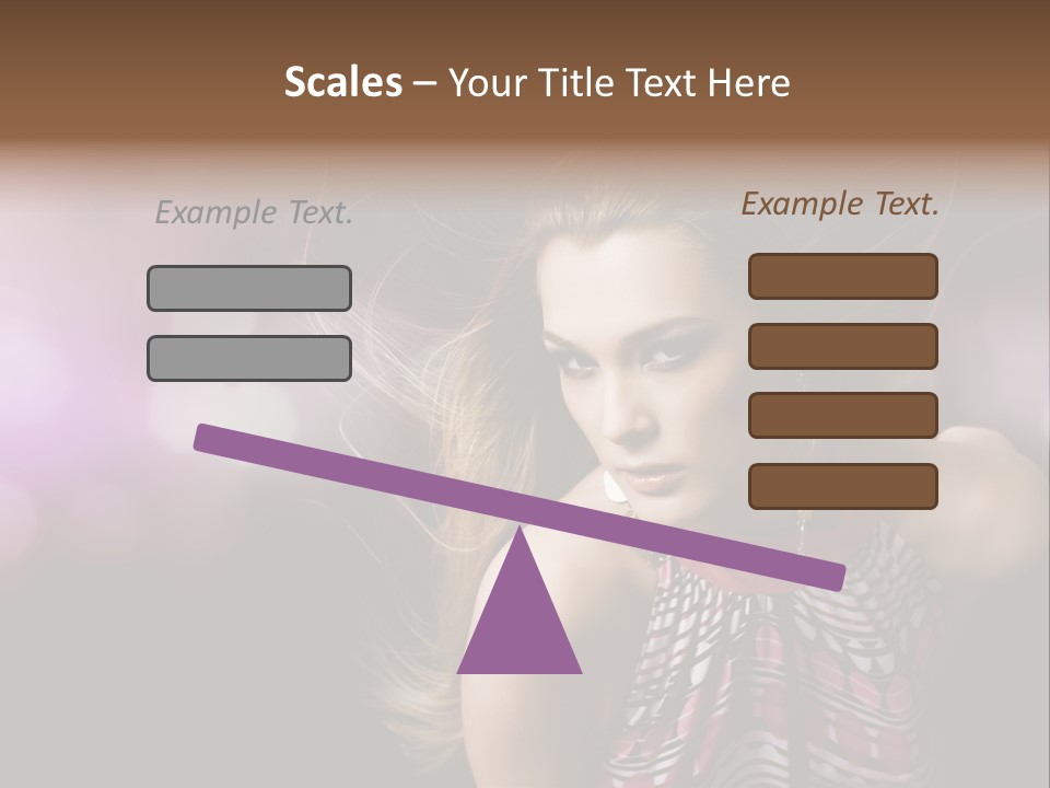 Pretty Party Female PowerPoint Template