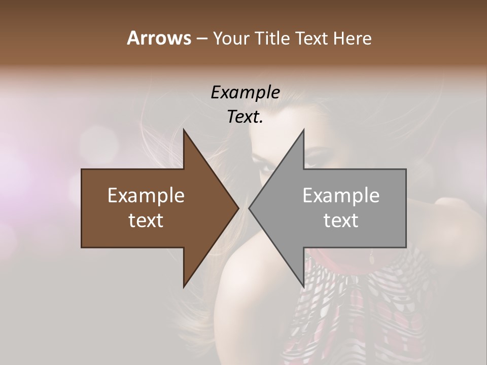 Pretty Party Female PowerPoint Template