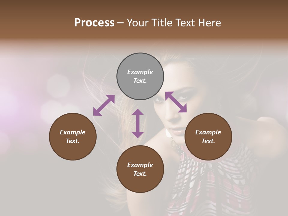 Pretty Party Female PowerPoint Template