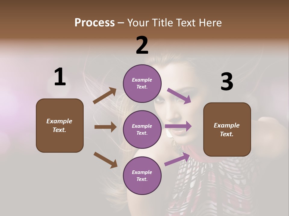 Pretty Party Female PowerPoint Template