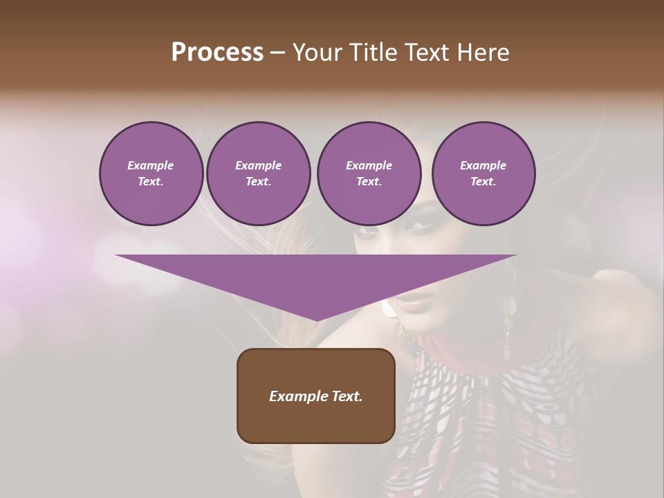 Pretty Party Female PowerPoint Template