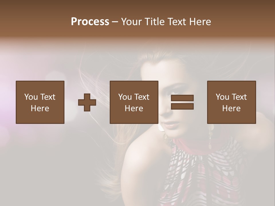 Pretty Party Female PowerPoint Template