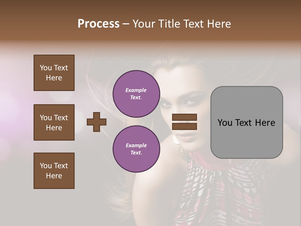 Pretty Party Female PowerPoint Template