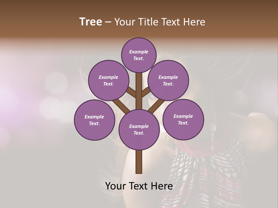 Pretty Party Female PowerPoint Template