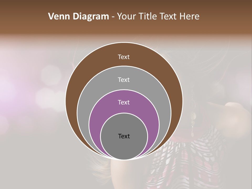 Pretty Party Female PowerPoint Template