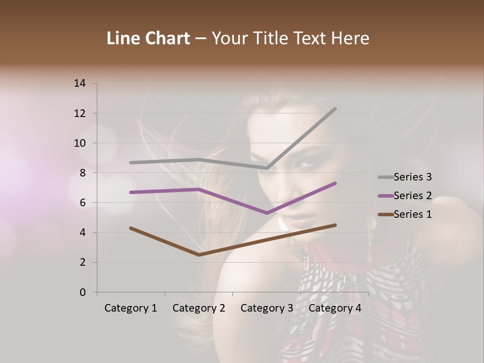 Pretty Party Female PowerPoint Template