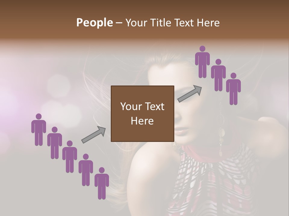 Pretty Party Female PowerPoint Template