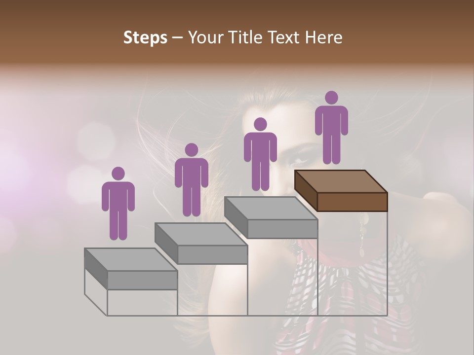 Pretty Party Female PowerPoint Template