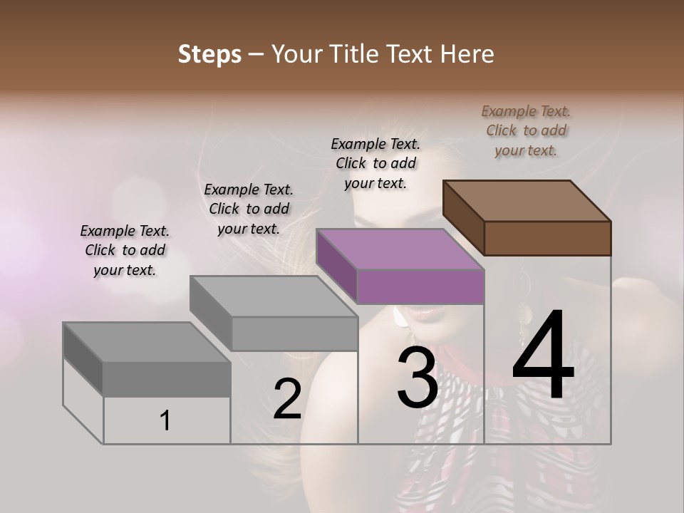 Pretty Party Female PowerPoint Template