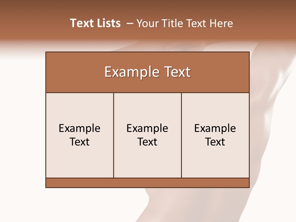 Health Healthy Body PowerPoint Template