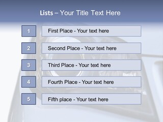 Light Vehicle Outdoors PowerPoint Template