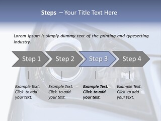 Light Vehicle Outdoors PowerPoint Template