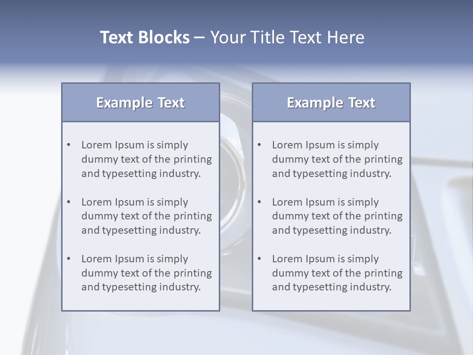 Light Vehicle Outdoors PowerPoint Template