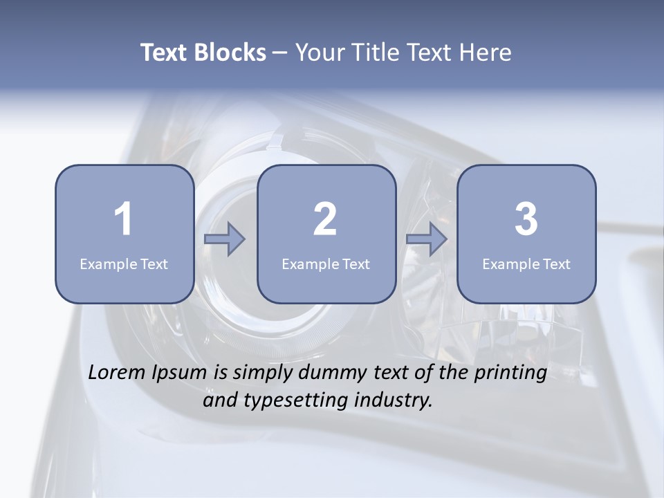 Light Vehicle Outdoors PowerPoint Template