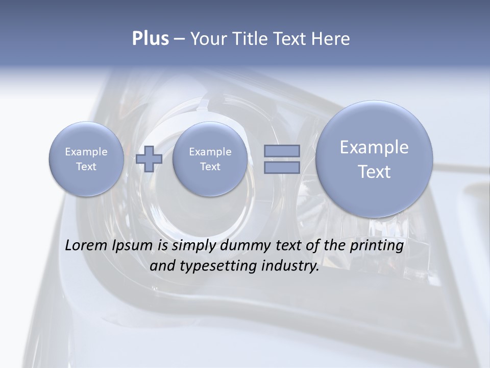 Light Vehicle Outdoors PowerPoint Template