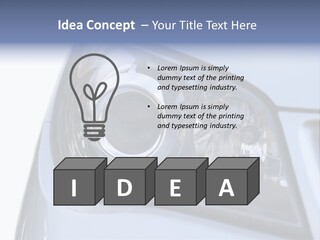 Light Vehicle Outdoors PowerPoint Template