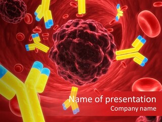 Science Virus Immune PowerPoint Template