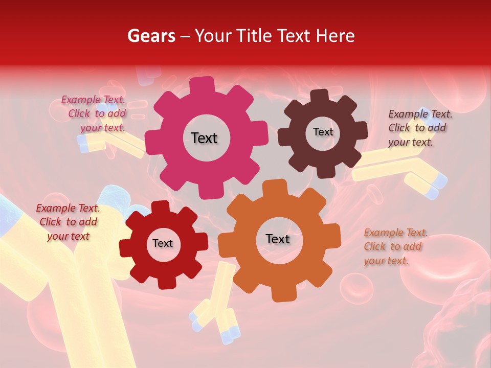 Science Virus Immune PowerPoint Template