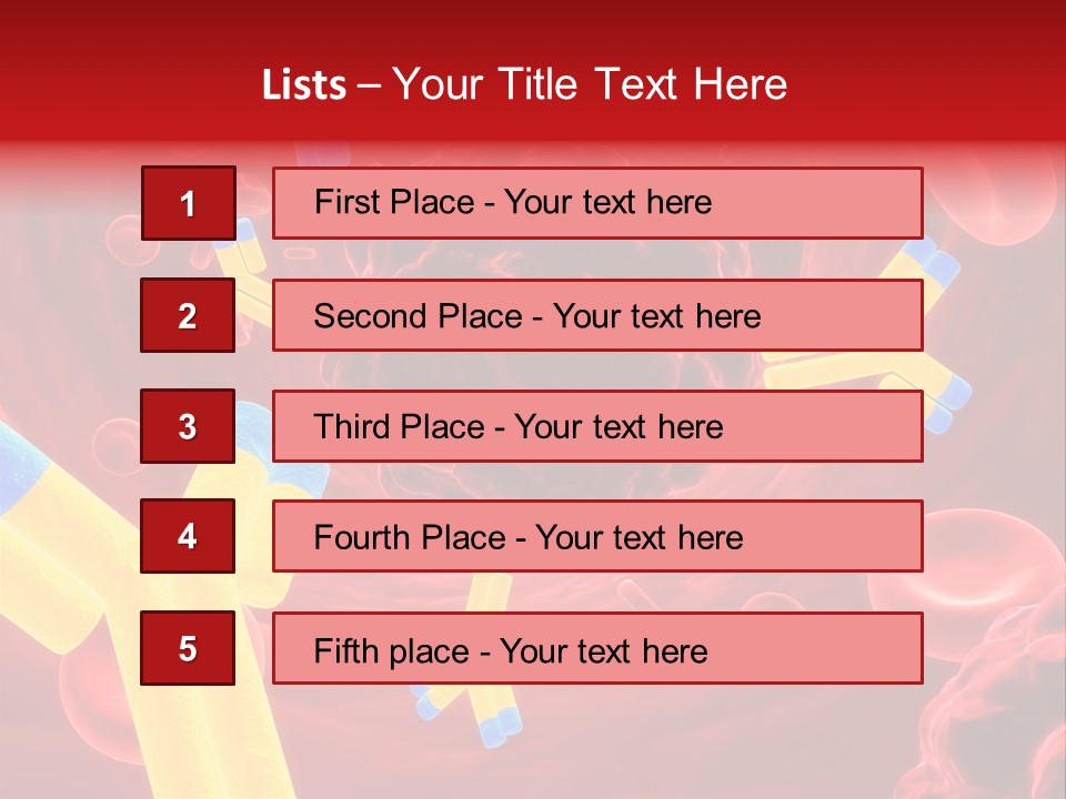 Science Virus Immune PowerPoint Template