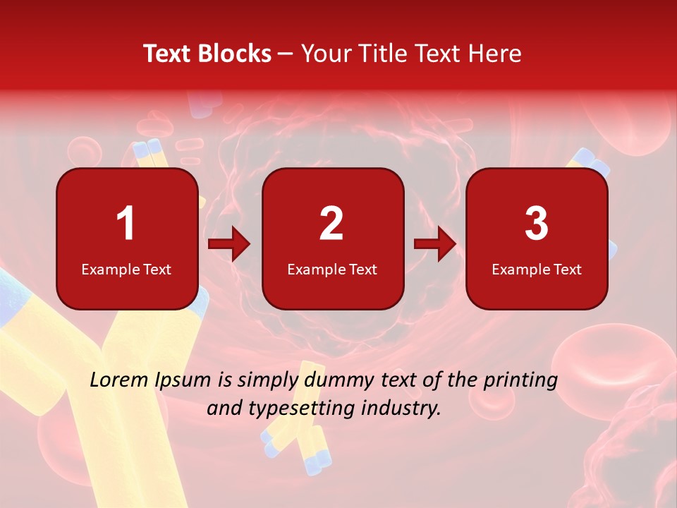 Science Virus Immune PowerPoint Template