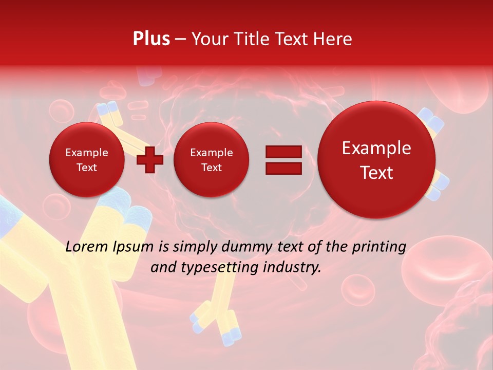 Science Virus Immune PowerPoint Template