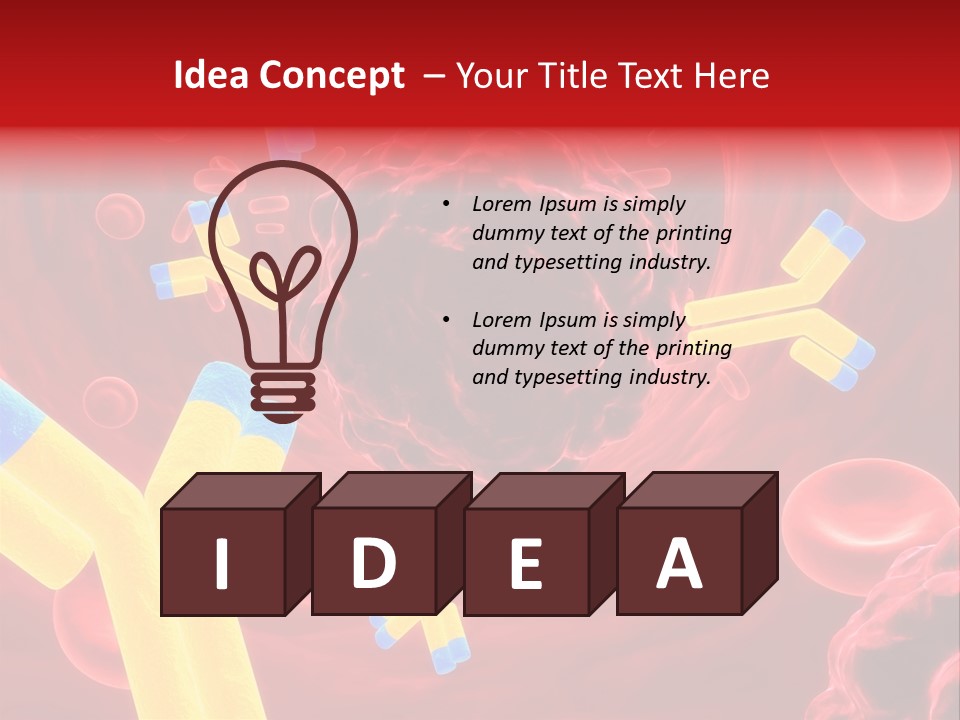 Science Virus Immune PowerPoint Template