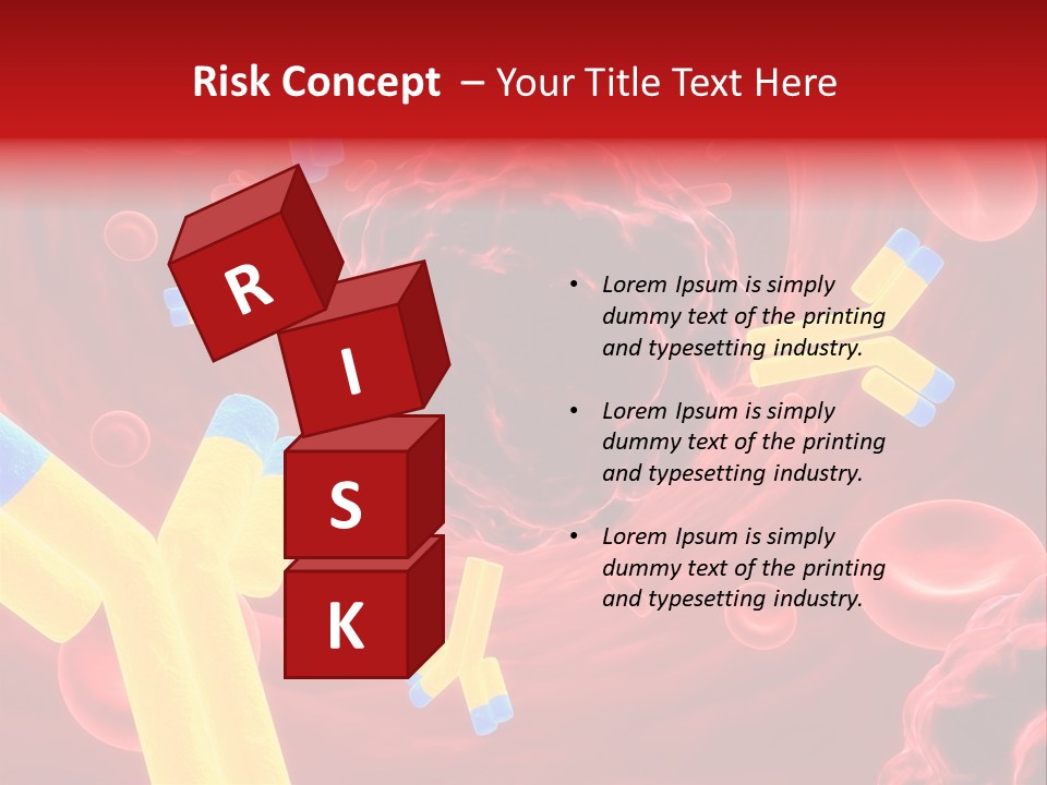 Science Virus Immune PowerPoint Template