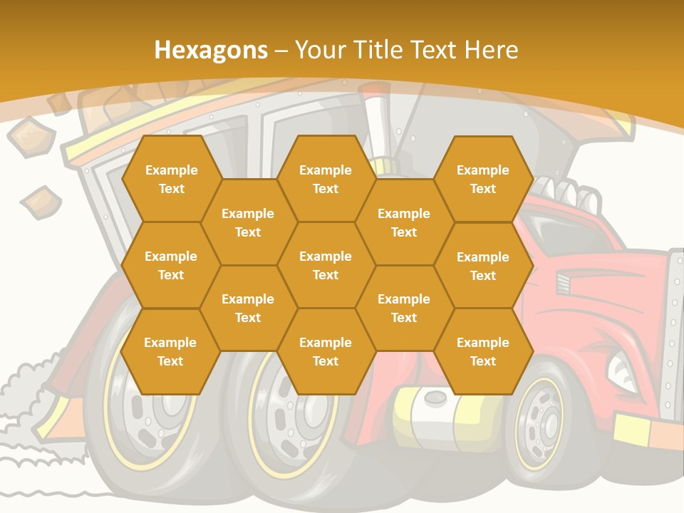 Red Rocks Haul PowerPoint Template