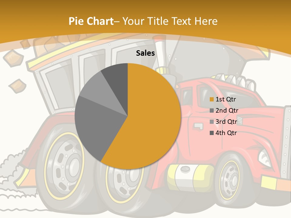 Red Rocks Haul PowerPoint Template