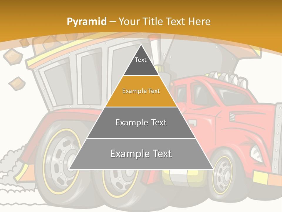 Red Rocks Haul PowerPoint Template