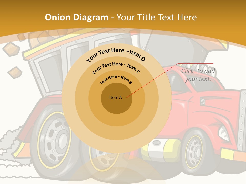 Red Rocks Haul PowerPoint Template