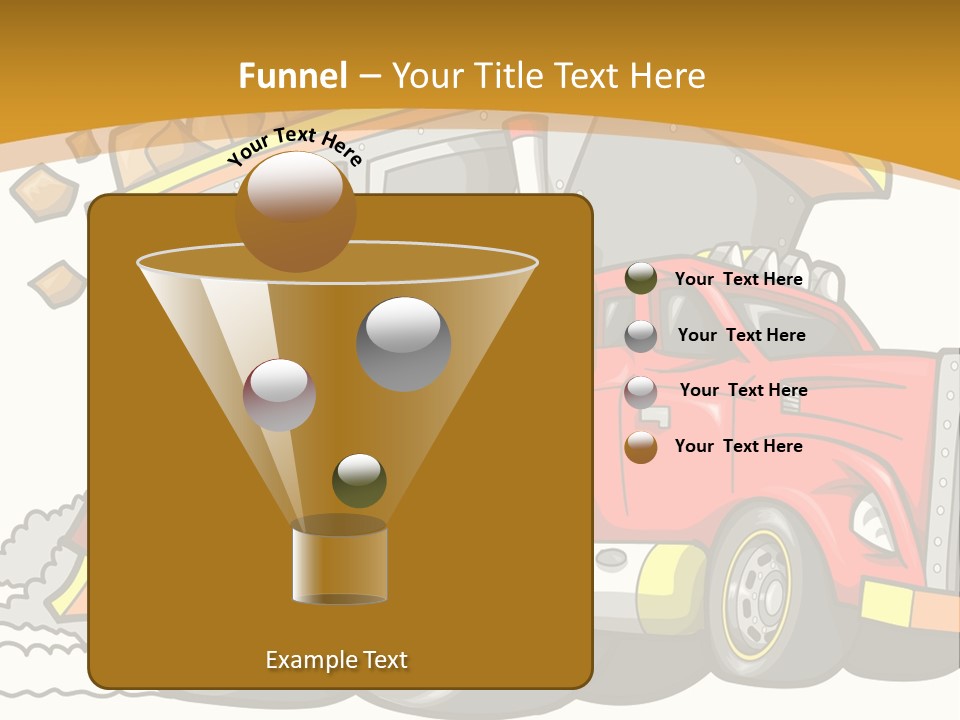 Red Rocks Haul PowerPoint Template