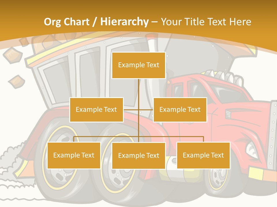 Red Rocks Haul PowerPoint Template