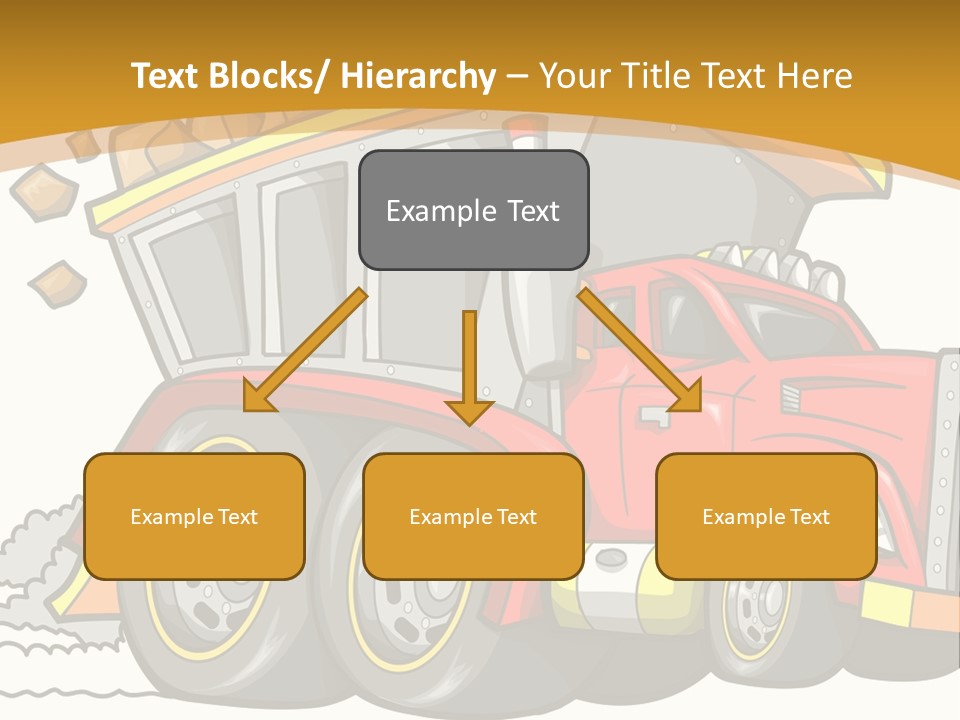 Red Rocks Haul PowerPoint Template