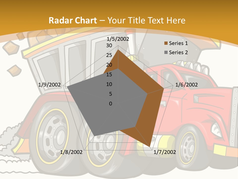 Red Rocks Haul PowerPoint Template