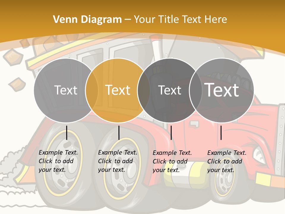 Red Rocks Haul PowerPoint Template