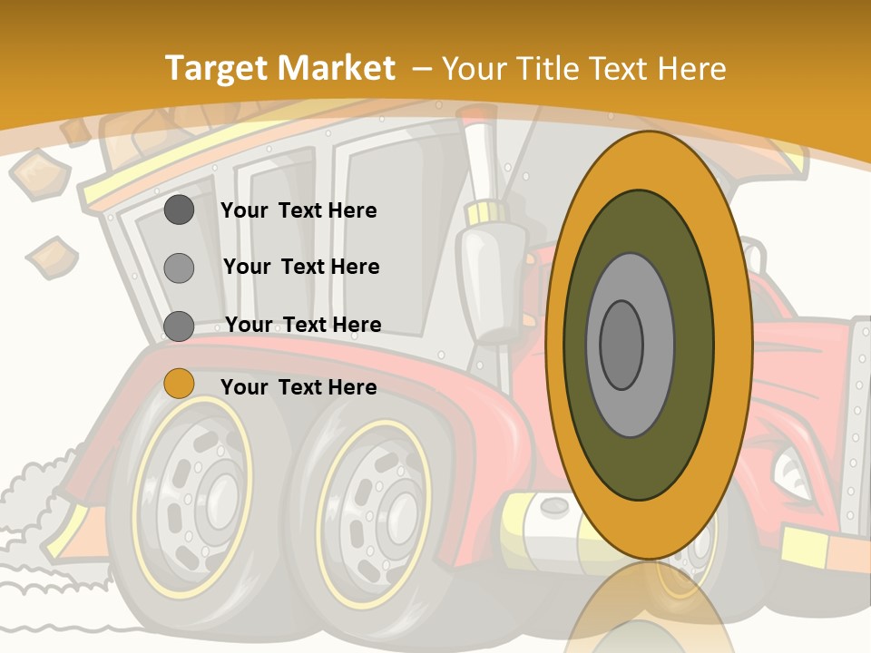 Red Rocks Haul PowerPoint Template