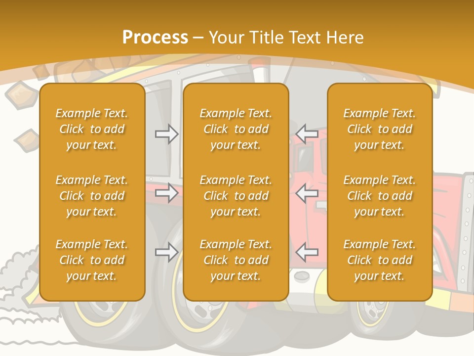 Red Rocks Haul PowerPoint Template