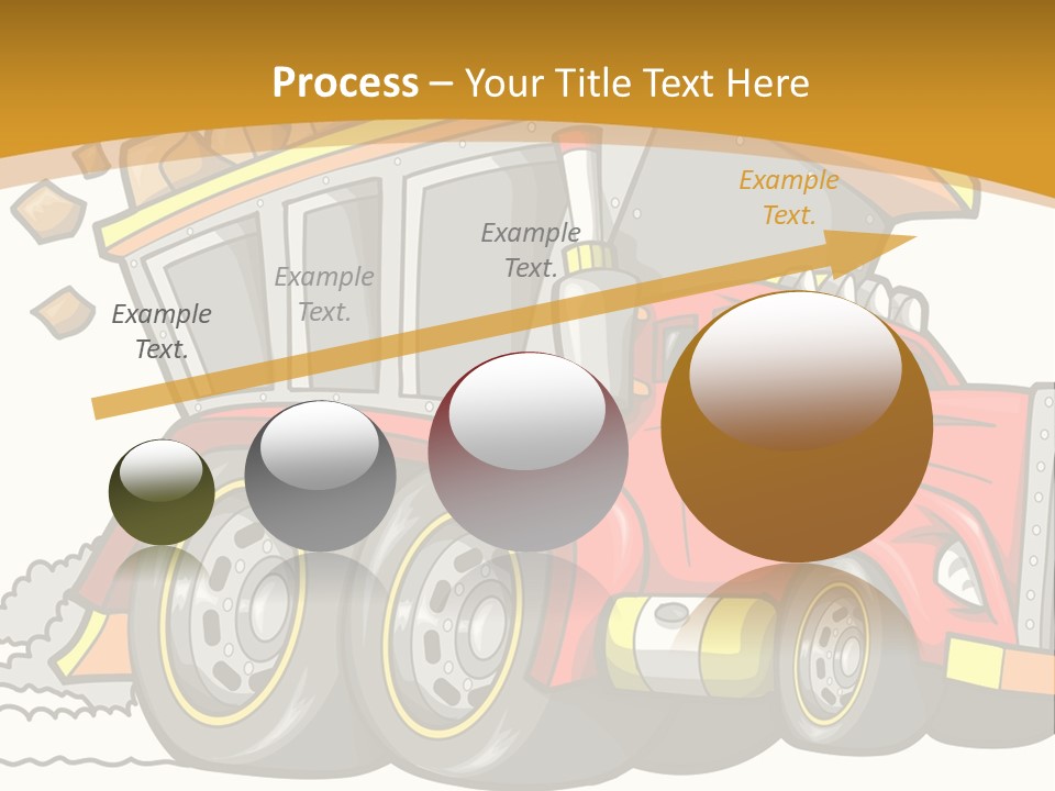 Red Rocks Haul PowerPoint Template