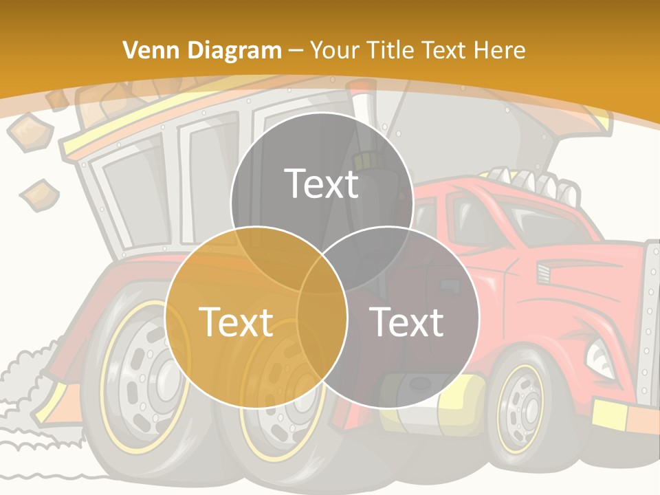 Red Rocks Haul PowerPoint Template